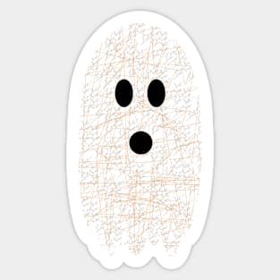 boo leaves Sticker